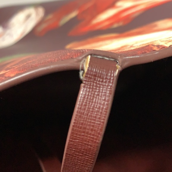 Indigo tote bag with cosmetic pouch - Picture 3 of 9